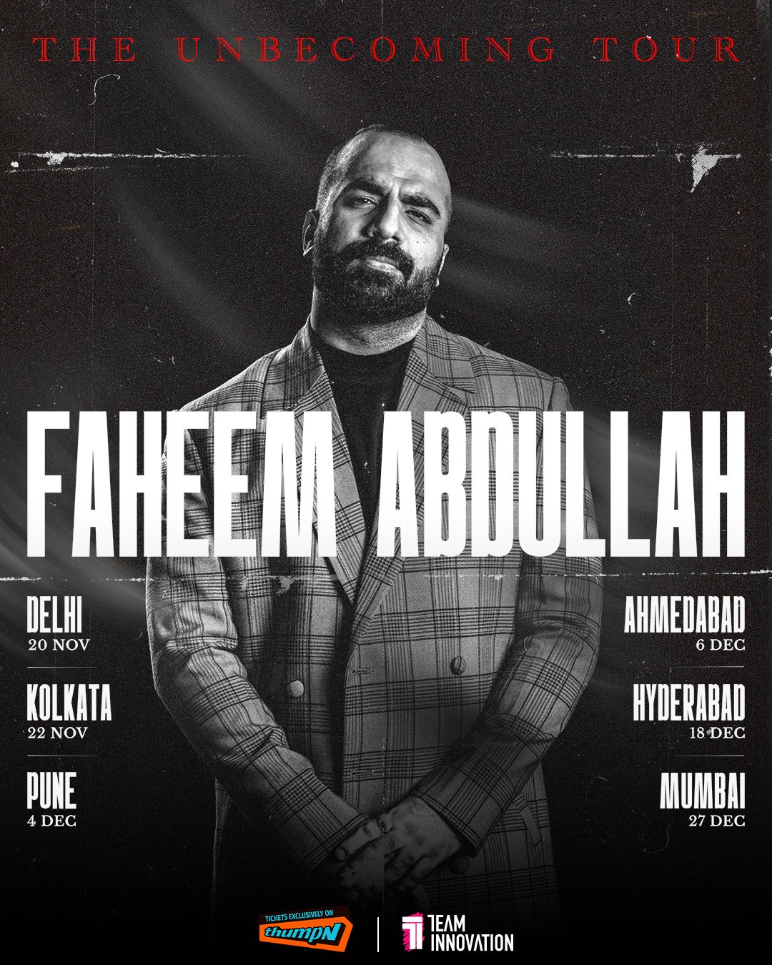 Faheem Abdullah – The Unbecoming Tour India 2026