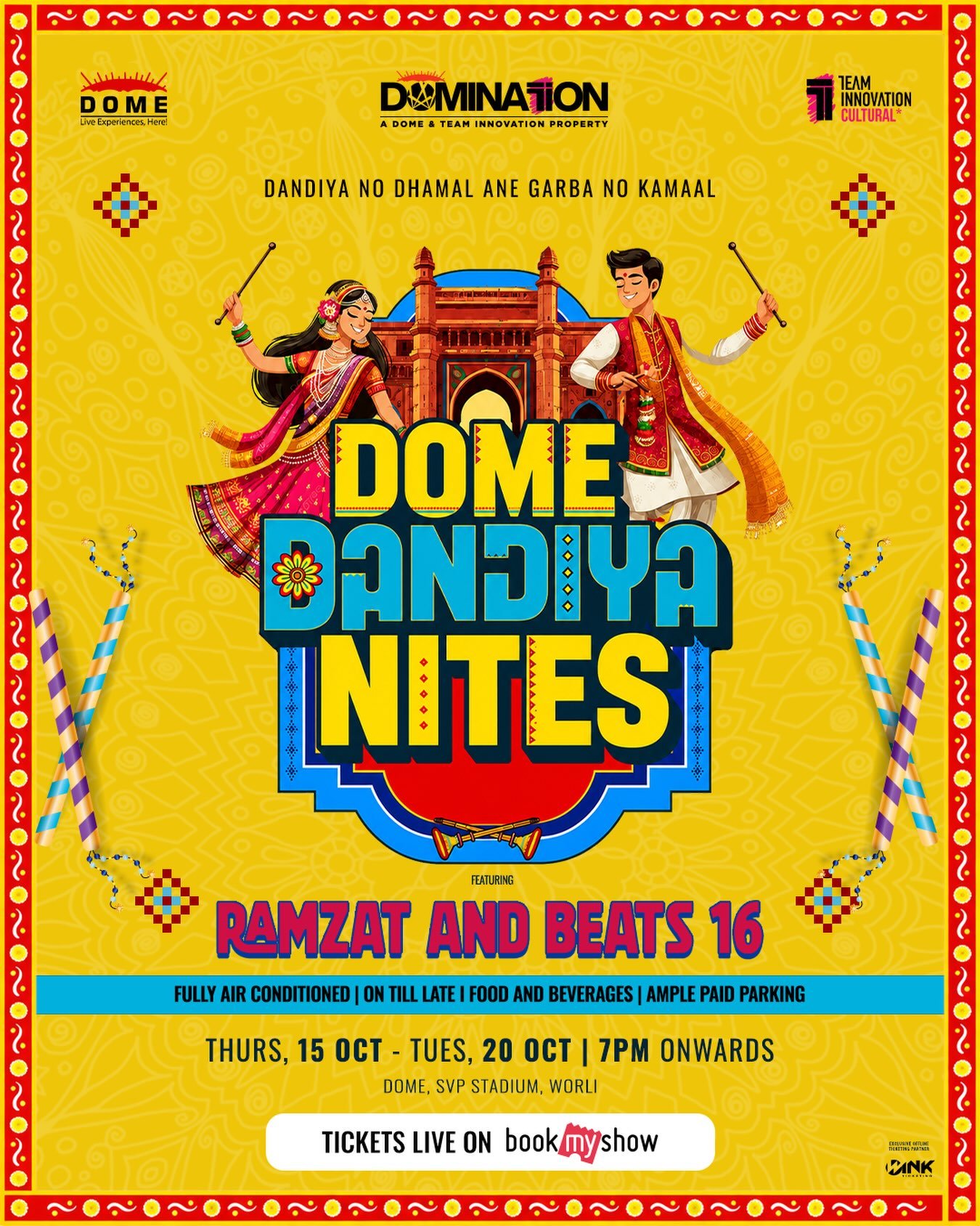 Dome Dandiya Nites 2026 in Mumbai
