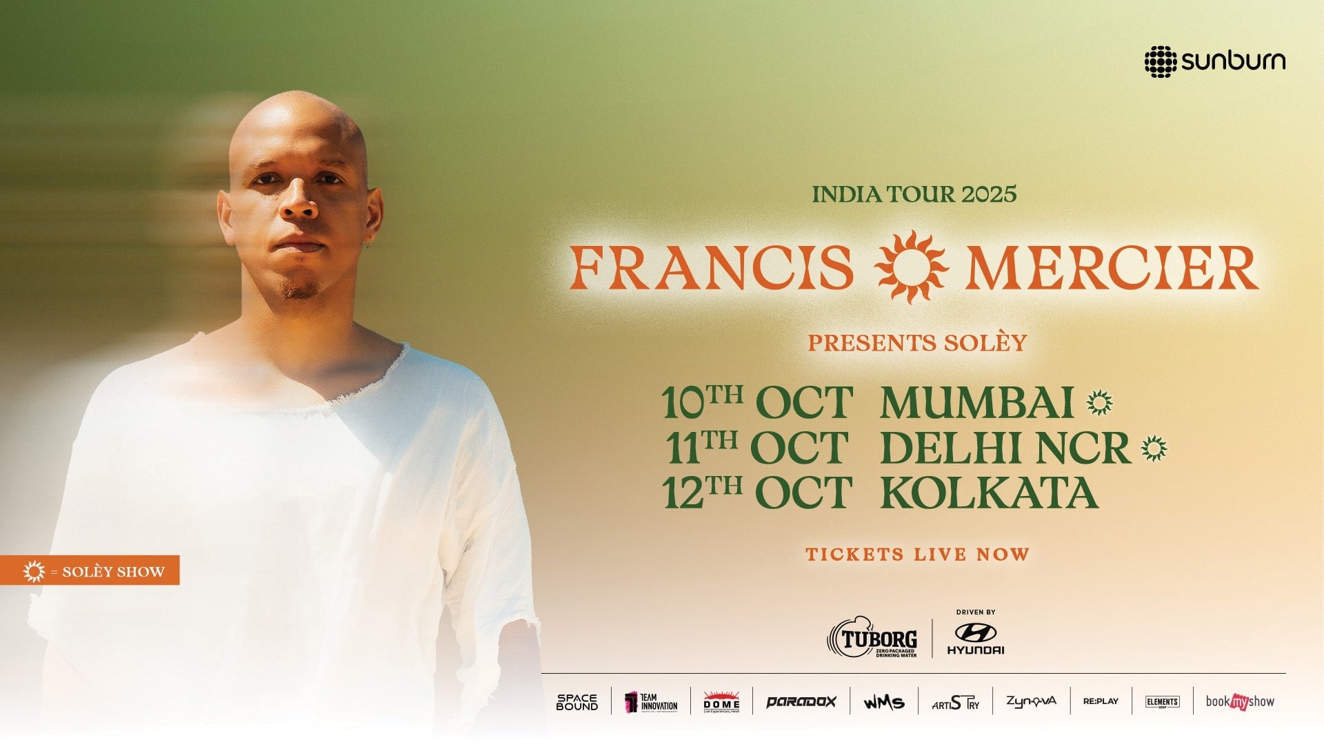 Francis Mercier Concert Poster